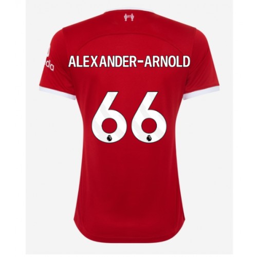 Liverpool Alexander-Arnold #66 Domaci Dres za Ženska 2023-24 Kratak Rukav